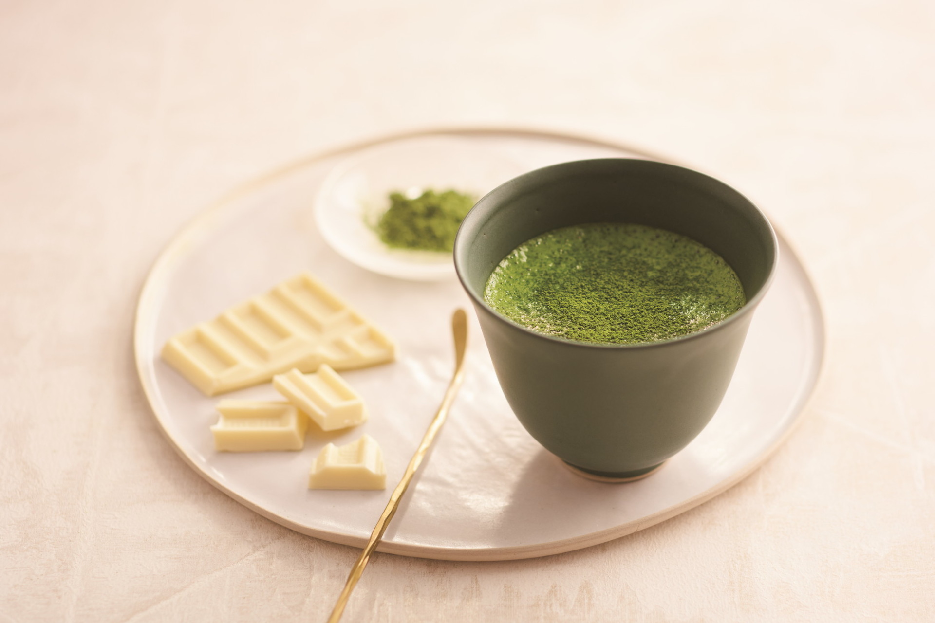 ふわふわのむチョコ抹茶